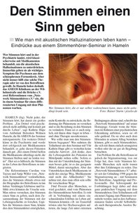 Stimmenhörer-Seminar im AMEOS Klinikum Hameln