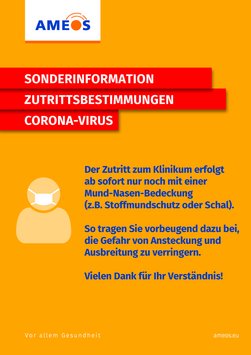 Kein Zutritt ohne Mund-Nasen-Bedeckung