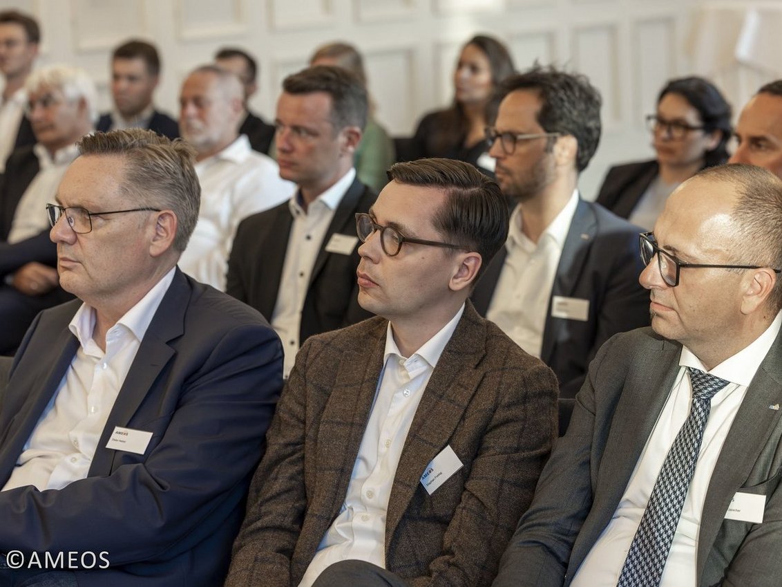 Mitglieder des Vorstandes der AMEOS Gruppe: Dieter Heibel, CFO, Stephan Freitag, COO und Freddy Eppacher, COO und CTO