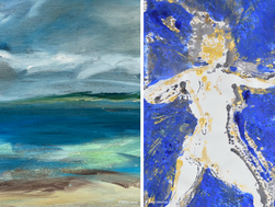 Zwei Werke der beiden Künstlerinnen (© Ebba Sakel & Anke Kleesiek)